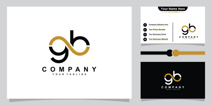 GB, BG , G and B Abstract Letters Logo Monogram