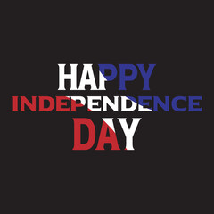 "HAPPY INDEPENDENCE DAY" t shirt design
