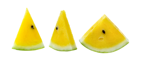 yellow watermelon on  transparent png
