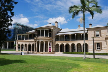 Fototapeta na wymiar Old Government House in Brisbane