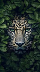 "Fierce Elegance: A Portrait of Nature's Leopard" | Creative Concept Design | AI Generated Artwork