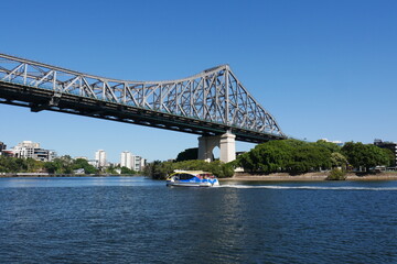 Story Bridge über den Brisbane River in Brisbane