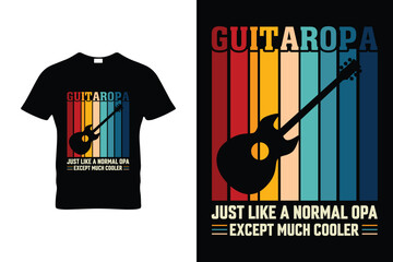  Guitar t shirt Design36 - obrazy, fototapety, plakaty