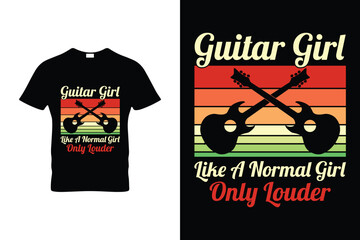  Guitar t shirt Design40