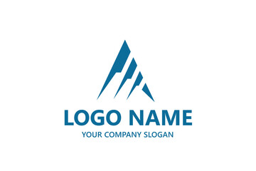A shape Financial and investment Logo designs concept vector, Modern Finance logo designs