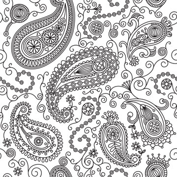 paisley seamless pattern