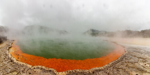 Sulphuric Springs near Rotorua, New Zealand © U.A.