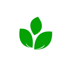 Aesthetics green leaf compatible for anything design 