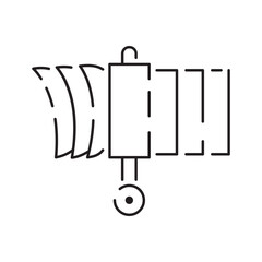 Simple Airport Related Vector Line Icons. Contains such Icons as Departure, Tickets, Baggage Claim. Summer travel and transport