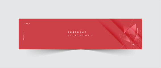 Linkedin banner minimal abstract background