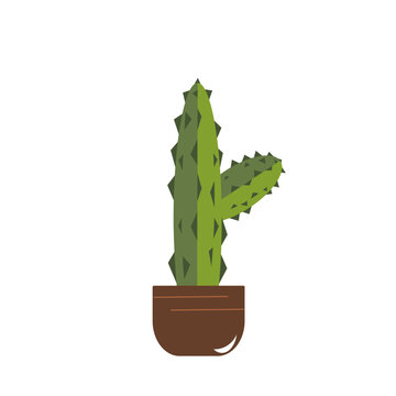 Aesthetics tree cactus with pot compatible for any design 