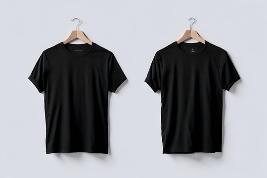 Black tshirt mock best sale