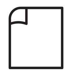 document page  line icon