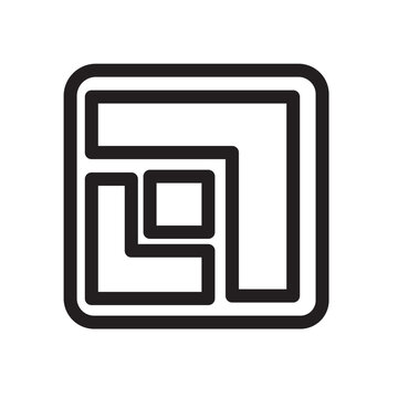 gallery line icon