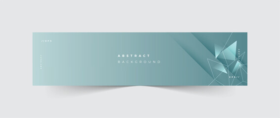 Fototapeta premium Linkedin banner gradient technology line background