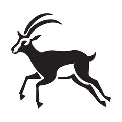 Fototapeta na wymiar deer silhouette vector