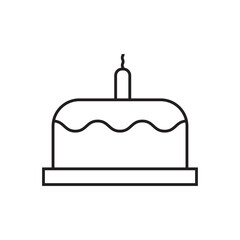 cake icon vector