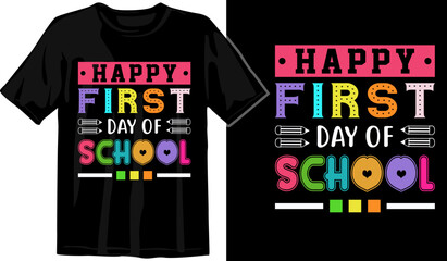 welcome back to school beautiful children typography t shirt design - back to school t shirt ready for print pro Vector