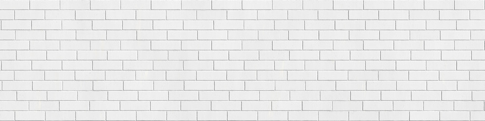 Background texture of a white brick wall