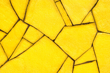 Mosaik in gelb