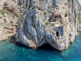 Porto flavia tourist attraction in italy