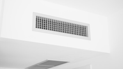 Vent of an air conditioning system in the interior offices