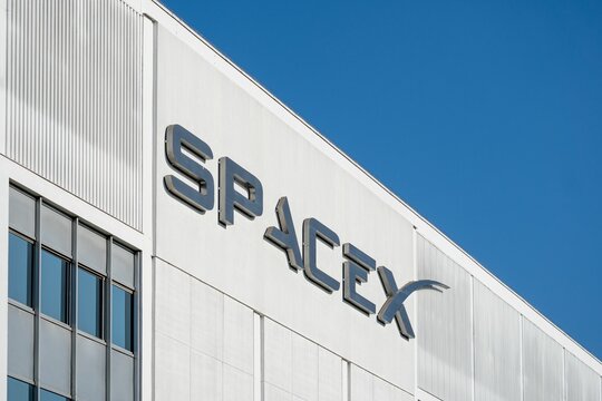 SpaceX headquarters facility in Hawthorne, California