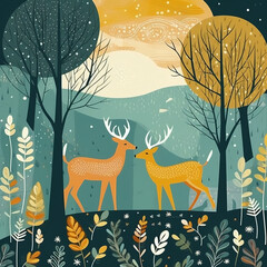 森の魔法4:AI生成
