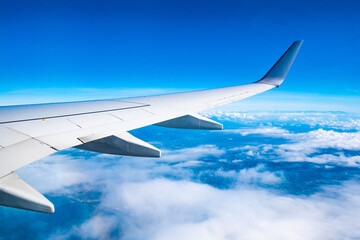 飛行機から見える景色 (富士山麓)