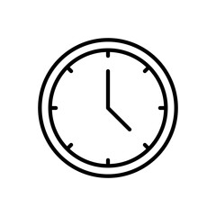 Clock icon vector design templates simple and modern