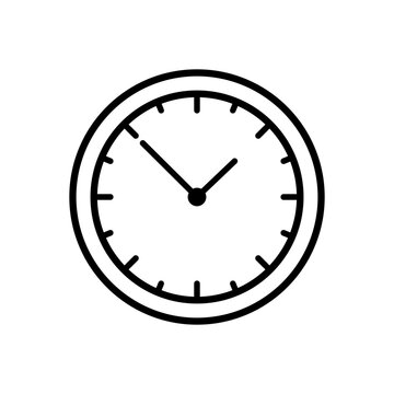 Clock icon vector design templates simple and modern