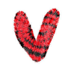 watercolor handmade hearts on a white background. recommended for printing on paper and fabric, create patterns and use Valentine`s Day for the holiday