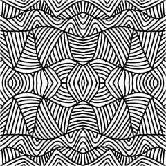 Abstract simple geometric lines art pattern