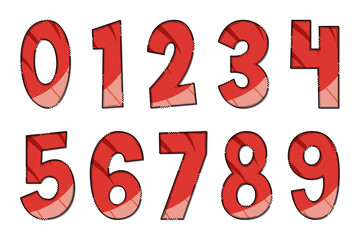 Handcrafted Dinosaur Skin Letters. Color Creative Art Typographic Design