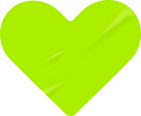 Sticky Green Heart