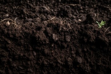 Ai generated illustration of soil