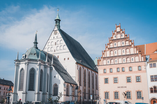Freiberger Dom und Museum auf dem freiberger Untermarkt