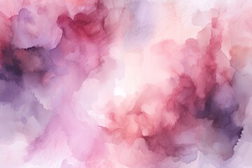 Fototapeta premium Soft and subtle watercolor background in shades of pink, generative ai