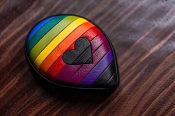 colorful heart in LGBTQ+ colors, pride month, LGBTQ+,  2SLGBTQIA+