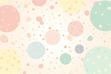 Simple dotted pattern on a paste colored background. Generative ai