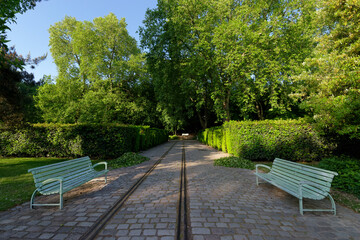 The Bercy park in the 12th arrondissemnt of Paris