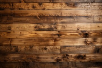 Rustic wood paneling with knots and grain patterns, Generative ai