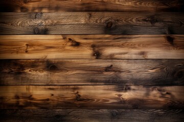 Rustic wood paneling with knots and grain patterns, Generative ai