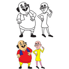 Motu Patlu Colour & Stock Logo Vector File