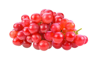red grape isolated on  transparent png
