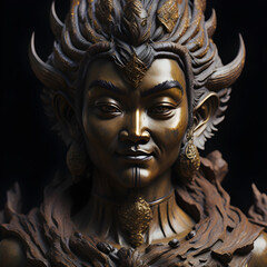 Guardian of Strength: Statue of Thao Wessuwan from Thailand