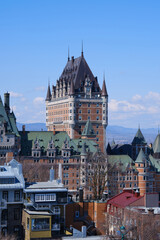 Obraz premium Chateau Frontenac, Quebec City, Canada