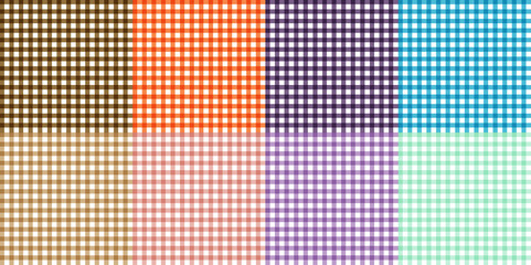 Gingham pattern pastel Colors background. Holiday textile or paper print. 