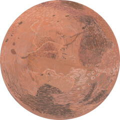 Clip art of Mars © コヨミ。