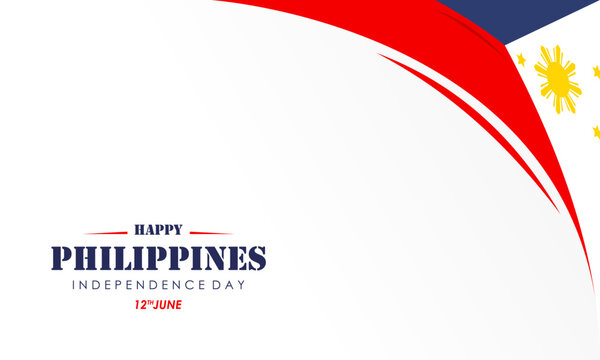 Celebrating the Philippines Independence Day Banner Background